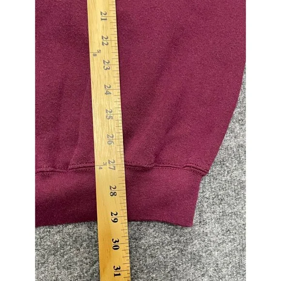 Vintage Maine Heavy Weight USA 3D textured logo American Spirit tag XL Burgundy - Picture 8 of 8